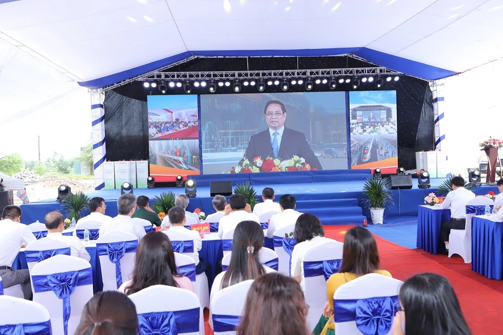 Phát biểu chỉ đạo tại điểm cầu chính TP Hà Nội, Thủ tướng Chính phủ Phạm Minh Chính