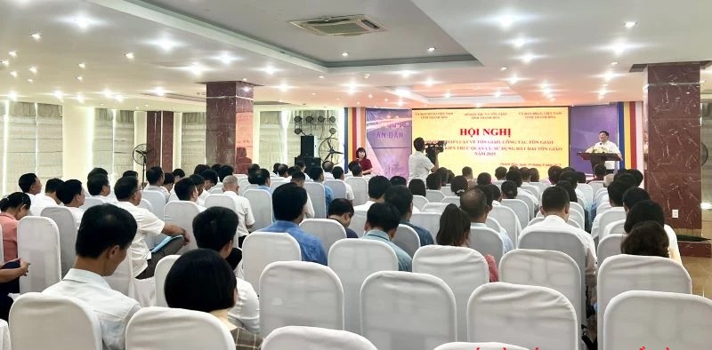 Thanh Hóa: Hội nghị phổ biến pháp luật về tôn giáo, công tác tôn giáo