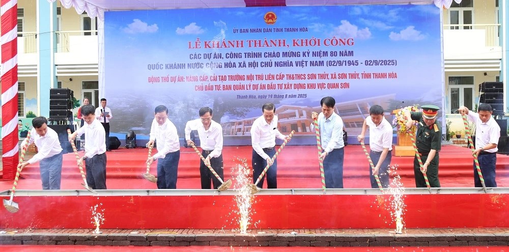 Khởi công dự án nâng cấp, cải tạo Trường Nội trú liên cấp tiểu học - THCS Sơn Thủy