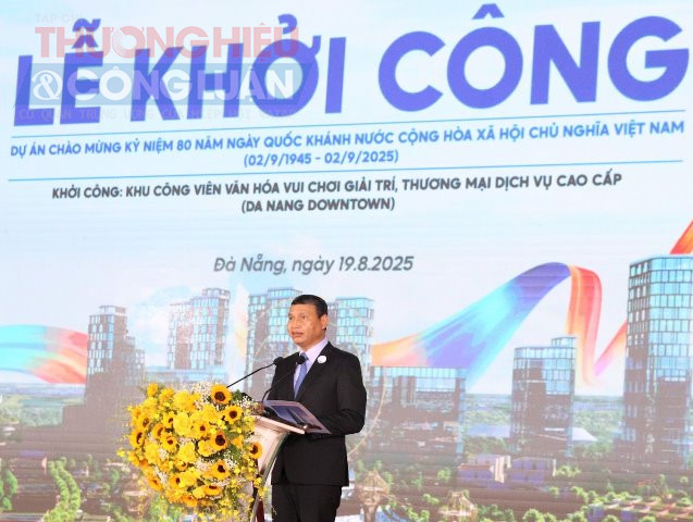 Phó Chủ tịch Thường trực UBND TP. Đà Nẵng Hồ Kỳ Minh phát biểu tại lễ khởi công. Phó Chủ tịch Thường trực UBND TP. Đà Nẵng Hồ Kỳ Minh phát biểu tại lễ khởi công.