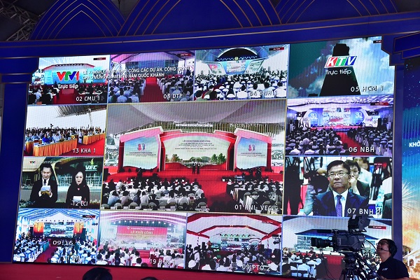 Kết nối qua cầu truyền hình trực tiếp của VTV 1 và BKH, KTVHD với Lễ Khánh thành, khởi công các dự án, công trình chào mừng kỷ niệm 80 năm Quốc Khánh Nước Công Hòa Xã Hội Chủ Nghĩa Việt Nam (02/9/2045- 02/9/2025)