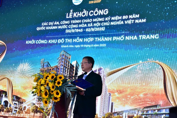 Ông Trần Hòa Nam- Phó Chủ tịch UBND tỉnh Khánh Hòa phát biểu