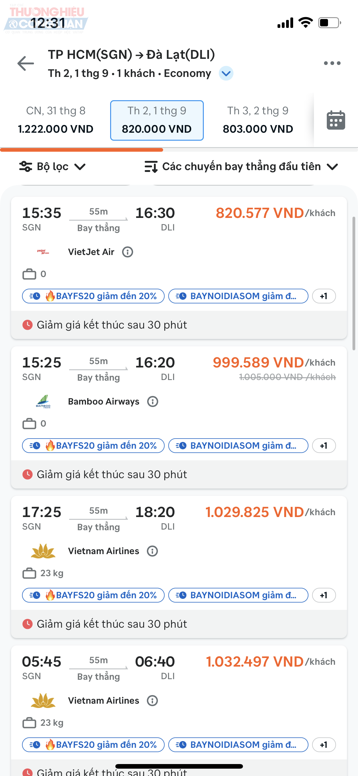 Giá vé đi một số điểm du lịch dịp lễ 2/9