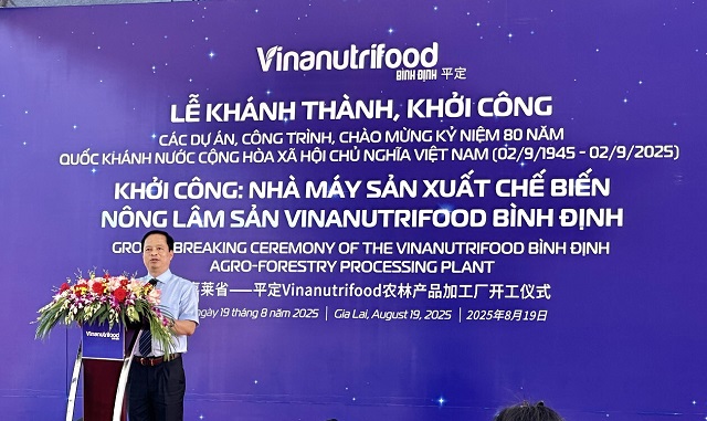 Ông Nguyễn Tuấn Thanh phát biểu tại buổi lễ. Ảnh: L.Anh