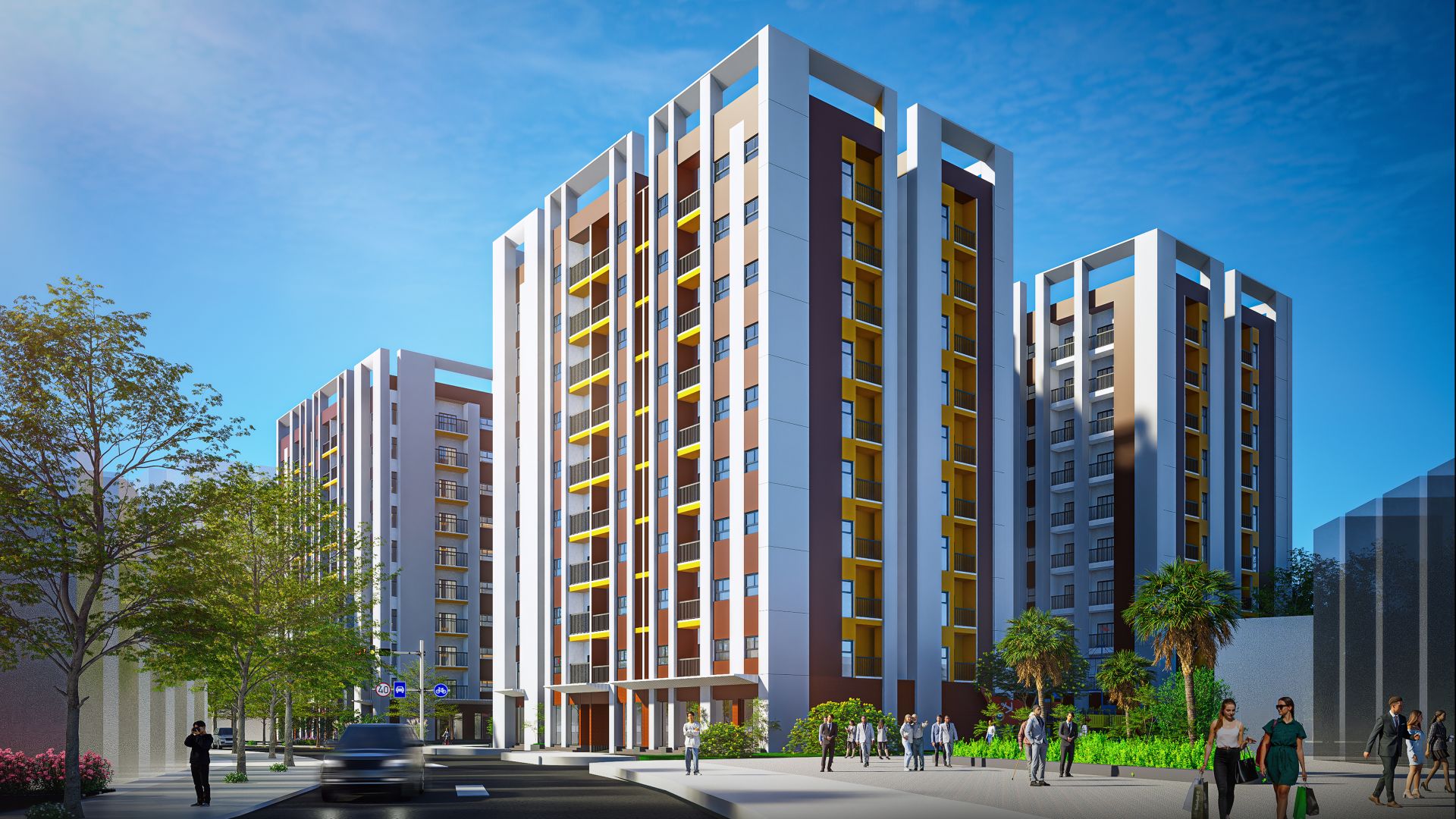 Phối cảnh công trình nhà ở xã hội tại phường An Xuyên, tỉnh Cà Mau do Công ty TNHH T&T Land Cà Mau làm chủ đầu tư Phối cảnh công trình nhà ở xã hội tại phường An Xuyên, tỉnh Cà Mau do Công ty TNHH T&T Land Cà Mau làm chủ đầu tư