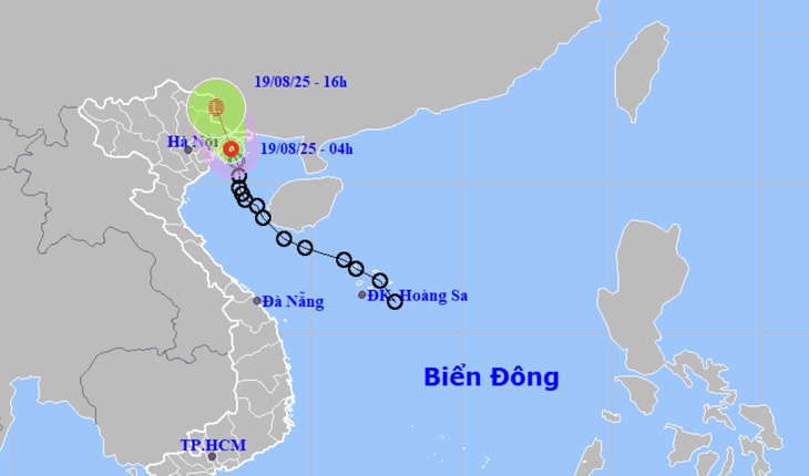 Áp thấp nhiệt đới giật cấp 8 đổ bộ vào Quảng Ninh