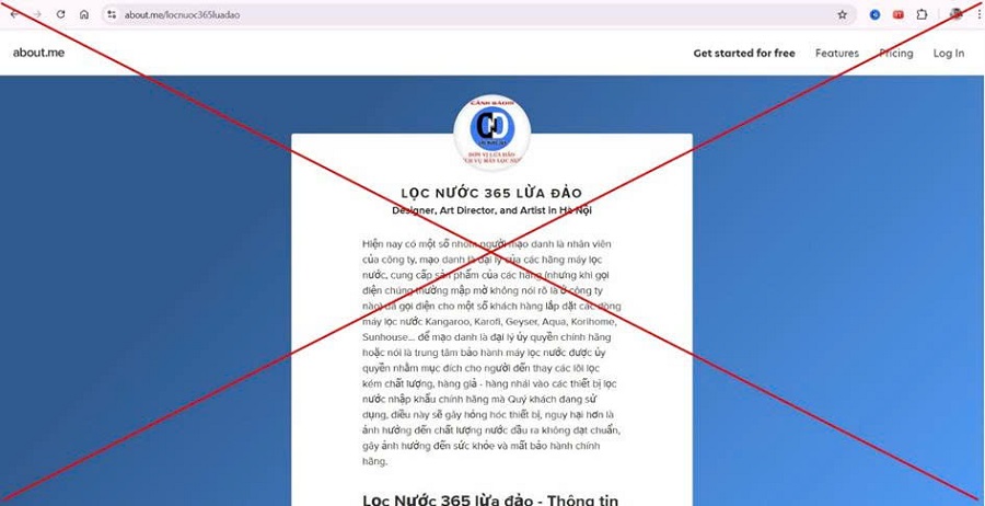 Cáo buộc lừa đảo đang bị lan truyền