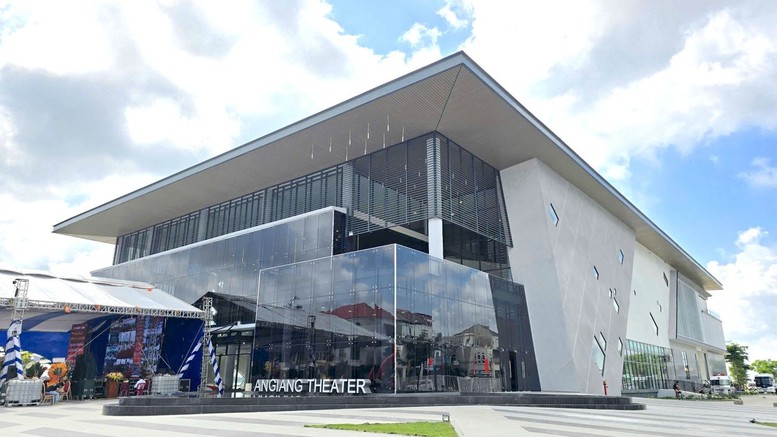 Nhà hát tỉnh An Giang có sức chứa 1.000 chỗ ngồi, đầu tư 212 tỷ đồng, hoàn thành sau 5 năm thực hiện - Ảnh: VGP/Hữu Chung