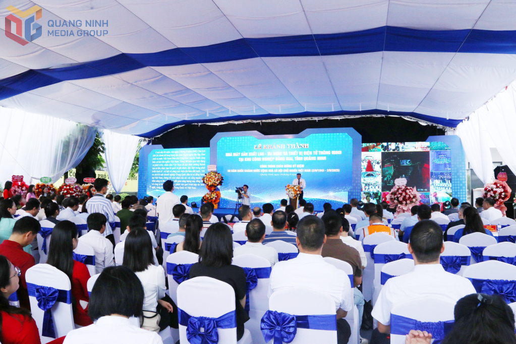 Quảng Ninh khánh thành nhà máy sản xuất loa - tai nghe - thiết bị điện tử thông minh