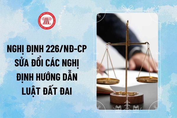 Thay đổi quan trọng trong Nghị định 226 Thay đổi quan trọng trong Nghị định 226