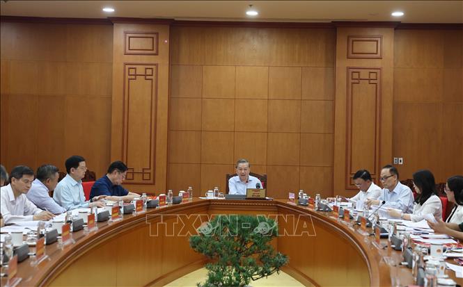 Tổng Bí thư Tô Lâm phát biểu. Ảnh: Thống Nhất/TTXVN