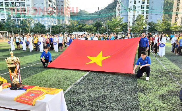 Lễ khai mạc giải bóng đá toàn dân lần thứ I phường Liên Chiểu 2025.