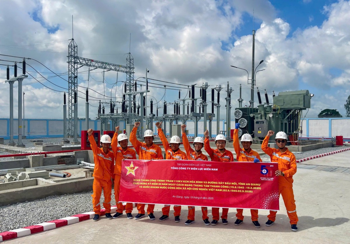 EVNSPC: Khánh thành hai công trình trọng điểm chào mừng 80 năm Quốc khánh 2/9