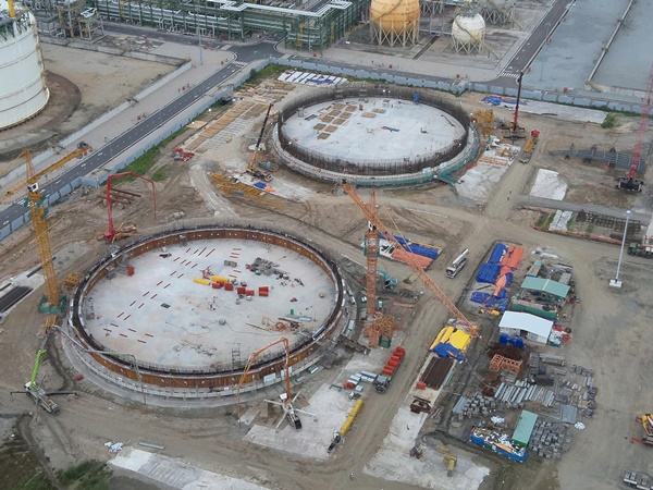 Dự án Cải tạo LSP: Xây dựng 2 bể chứa ethane siêu lạnh