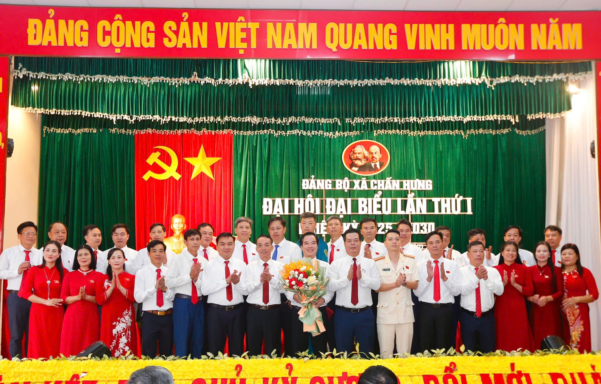 Nhiệm kỳ 2025-2030 xã Chấn Hưng thúc đẩy sáng tạo, phát triển đột phá, xây dựng địa phương văn minh, hiện đại