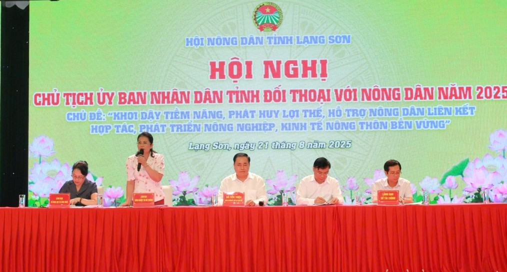 Chủ tịch UBND tỉnh Lạng Sơn đối thoại với nông dân