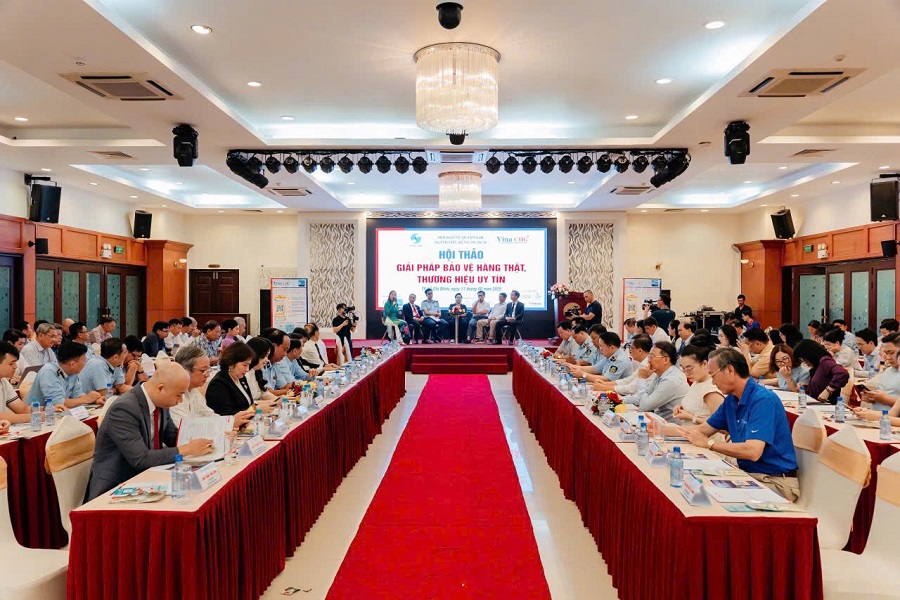 Quang cảnh Hội thảo“ Giải pháp Bảo vệ Hàng Thật, Thương Hiệu Uy Tín