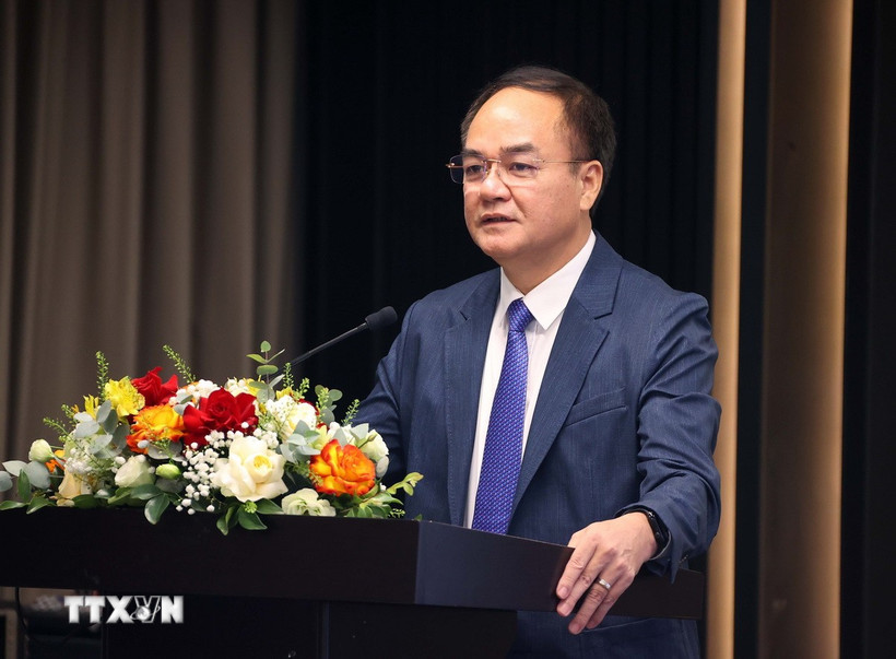 Ông Vũ Chiến Thắng, Thứ trưởng Bộ Nội vụ phát biểu khai mạc. (Ảnh: Văn Điệp/TTXVN)