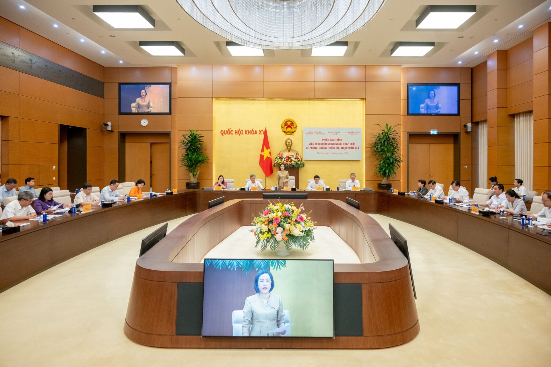 Quang cảnh Phiên giải trình Quang cảnh Phiên giải trình