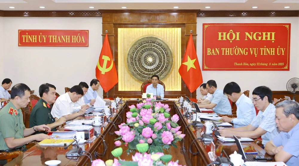 Công tác chuẩn bị tổ chức Đại hội đại biểu Đảng bộ tỉnh Thanh Hóa lần thứ XX, nhiệm kỳ 2025-2030