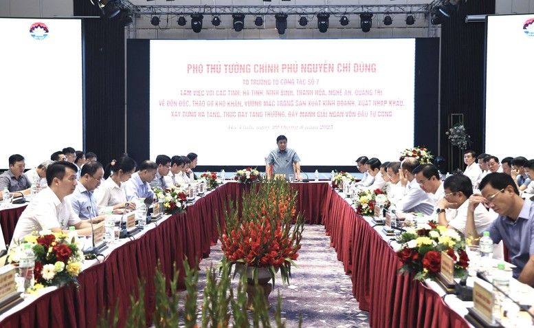 Phó Thủ tướng Nguyễn Chí Dũng làm việc với 5 địa phương để 'gỡ vướng', thúc đẩy tăng trưởng