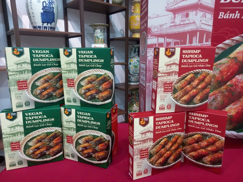 Bánh Huế xuất sang thị trường Mỹ Bánh Huế xuất sang thị trường Mỹ