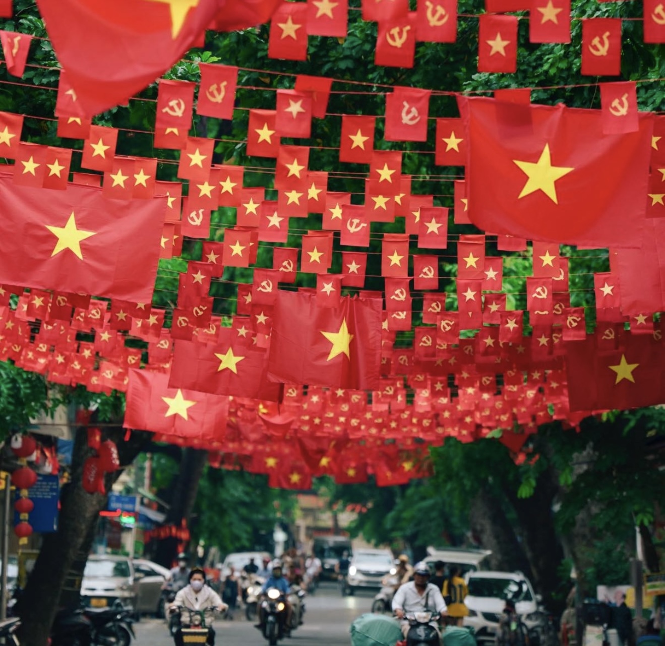 Hà Nội rực rỡ sắc cờ hoa, hướng về Đại lễ Quốc khánh 2/9