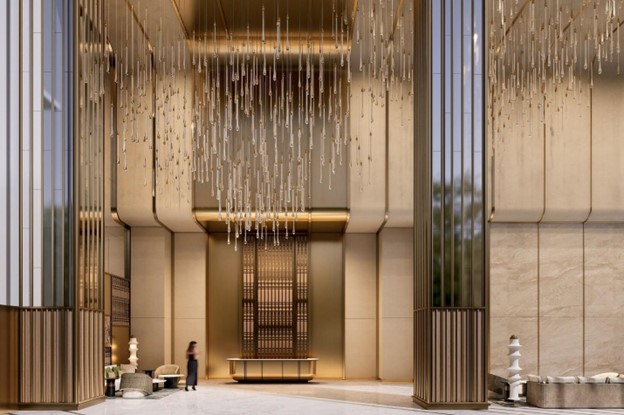 Sun Feliza Suites kiến tạo sự đẳng cấp ngay từ sảnh đón mỗi tòa tháp. Ảnh: Sun Property