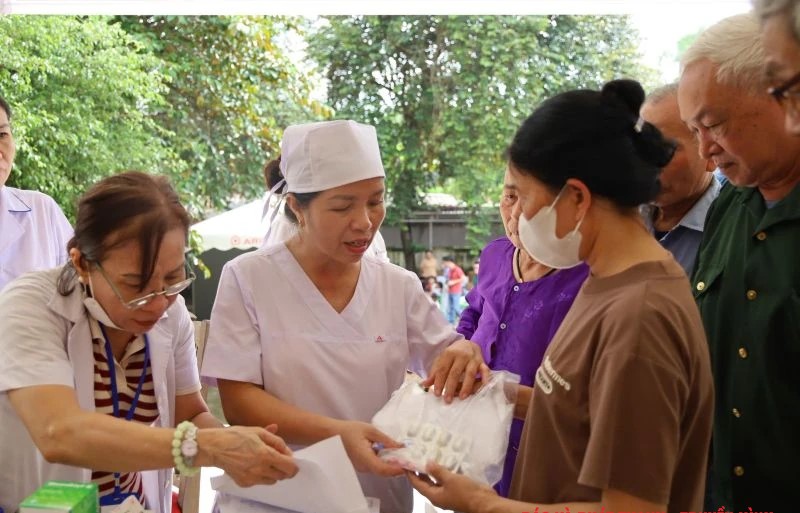 “Ngày hội chăm sóc sức khỏe” tại xã Triệu Sơn