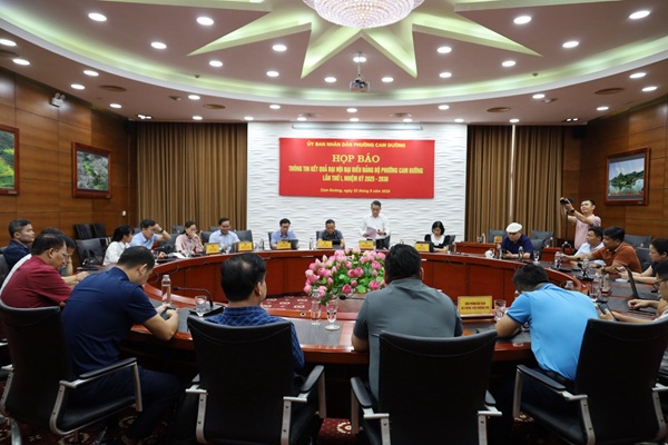 Phường Cam Đường công bố kết quả Đại hội Đảng bộ lần thứ I, nhiệm kỳ 2025 – 2030