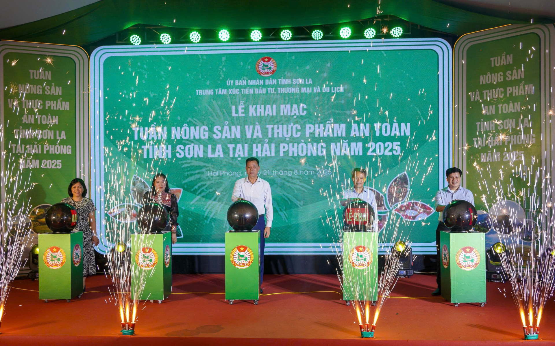 Tuần nông sản và thực phẩm an toàn tỉnh Sơn La tại Hải Phòng năm 2025 diễn ra từ ngày 21-24/8/2025