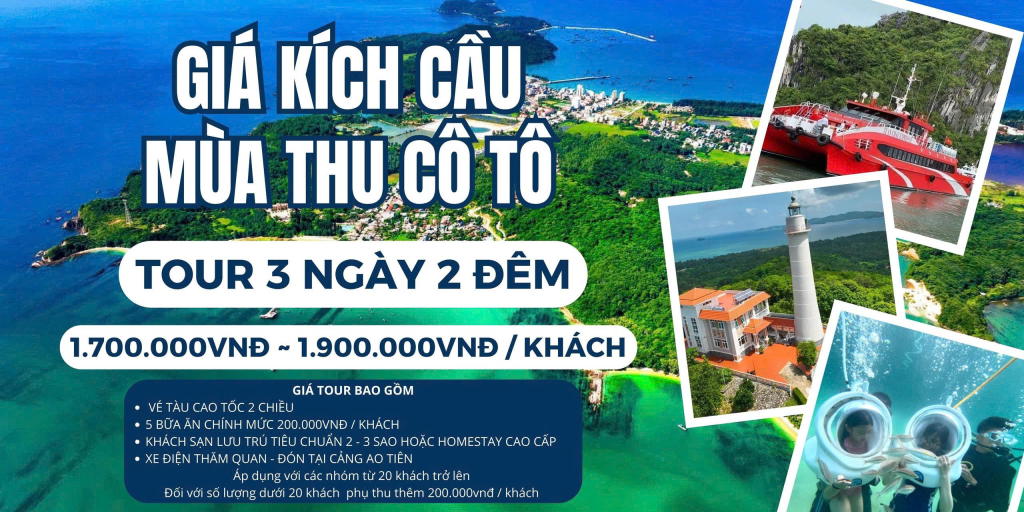 Cô Tô tung gói kích cầu du lịch thu 2025