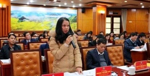 Đại diện Ban Văn hóa – Xã hội, HĐND tỉnh Lạng Sơn phát biểu Đại diện Ban Văn hóa – Xã hội, HĐND tỉnh Lạng Sơn phát biểu