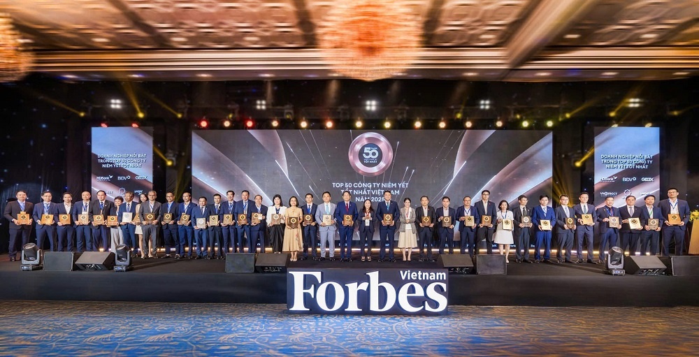 Forbes Việt Nam vinh danh Top 50 Công ty niêm yết tốt nhất 2025 (Ảnh: Forbes Việt Nam)