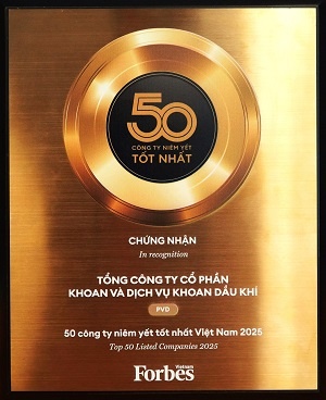 PV Drilling - Top 50 Công ty niêm yết tốt nhất 2025