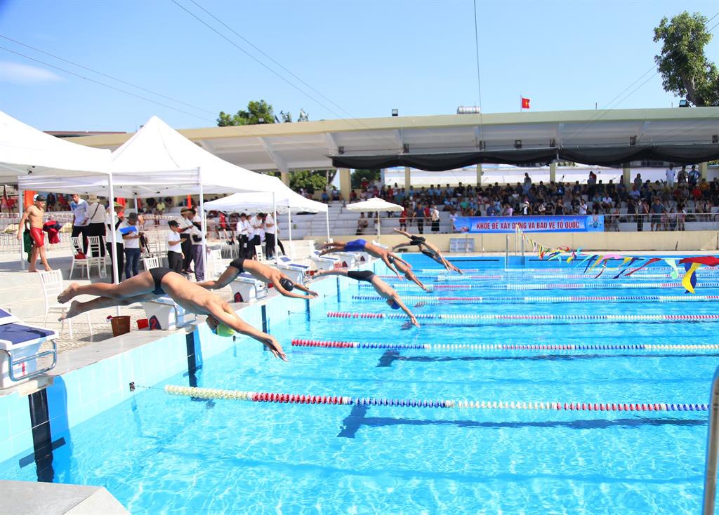 Lễ khai mạc Giải bơi – lặn vô địch các Câu lạc bộ quốc gia năm 2025 diễn ra tại Hải Phòng