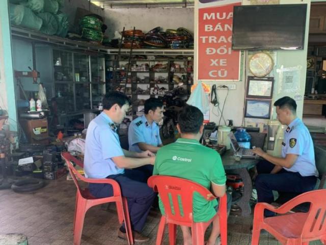 Nghệ An: Xử phạt cơ sở kinh doanh phụ tùng xe máy không đăng ký hộ kinh doanh