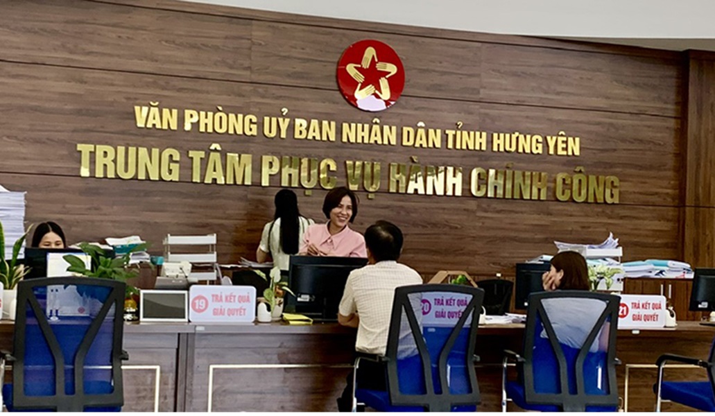 Trung tâm phục vụ hành chính công tỉnh Hưng Yên
