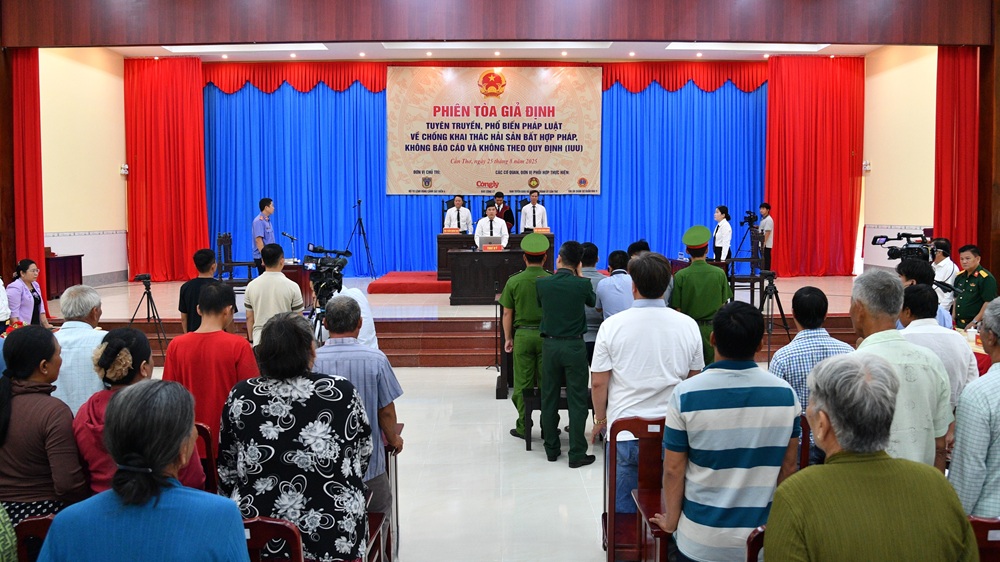 Hội đồng xét xử tại “Phiên tòa giả định” tuyên án