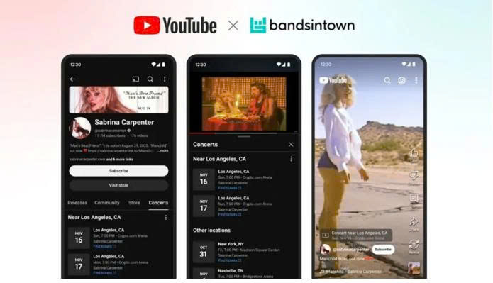 Người dùng YouTube giờ có thể "săn" vé concert nhờ tính năng mới