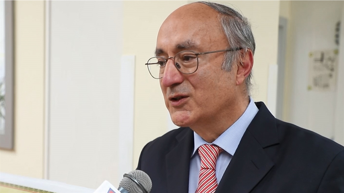 Tiến sĩ Kambiz Ghawami, Chủ tịch Tổ chức Hỗ trợ đại học thế giới CHLB Đức (WUS). Ảnh: Mạnh Hùng - P/v TTXVN tại Đức