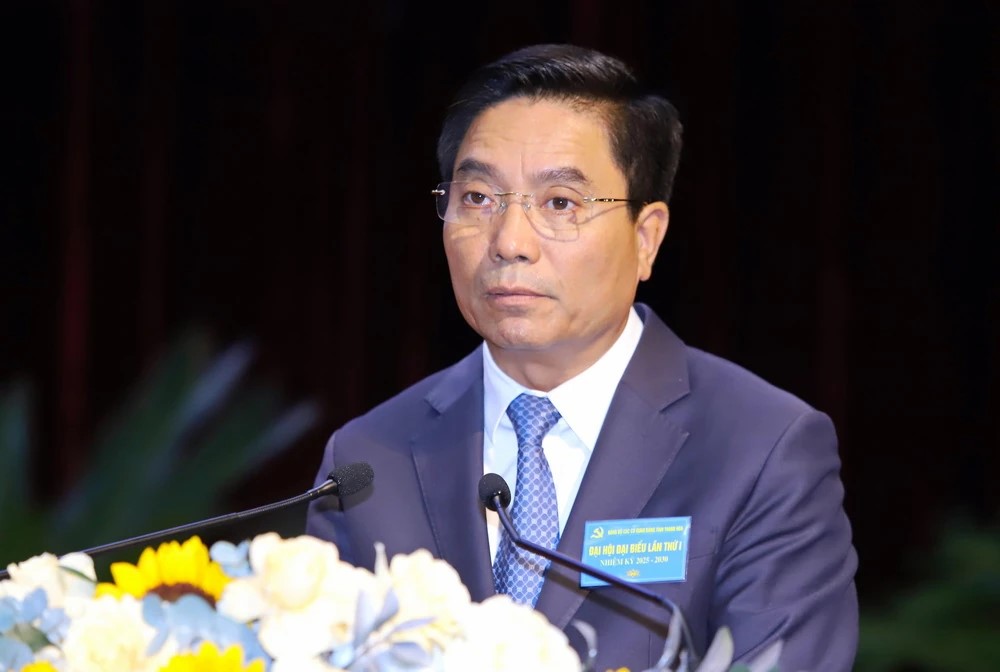 Bí thư Tỉnh ủy Nguyễn Doãn Anh phát biểu chỉ đạo Đại hội.