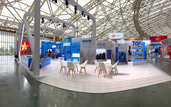 Hòa Phát sẵn sàng cho Triển lãm thành tựu đất nước 80 năm. Ảnh: HPG