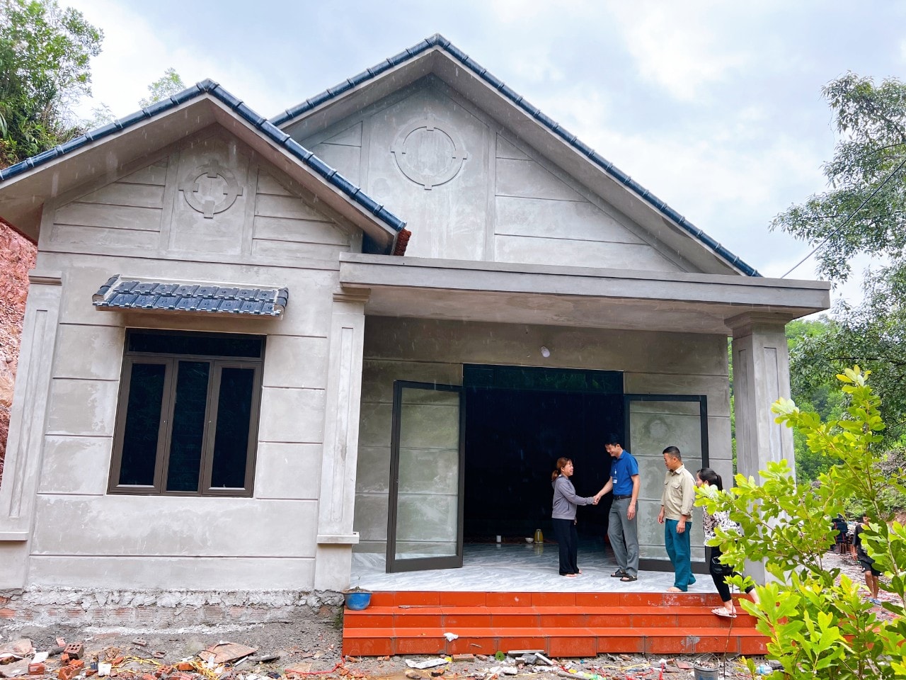 Căn nhà mới của anh Trương Văn Minh, thôn Thủy Cơ, xã Tiên Yên, tỉnh Quảng Ninh. Ảnh báo Đại Đoàn Kết.