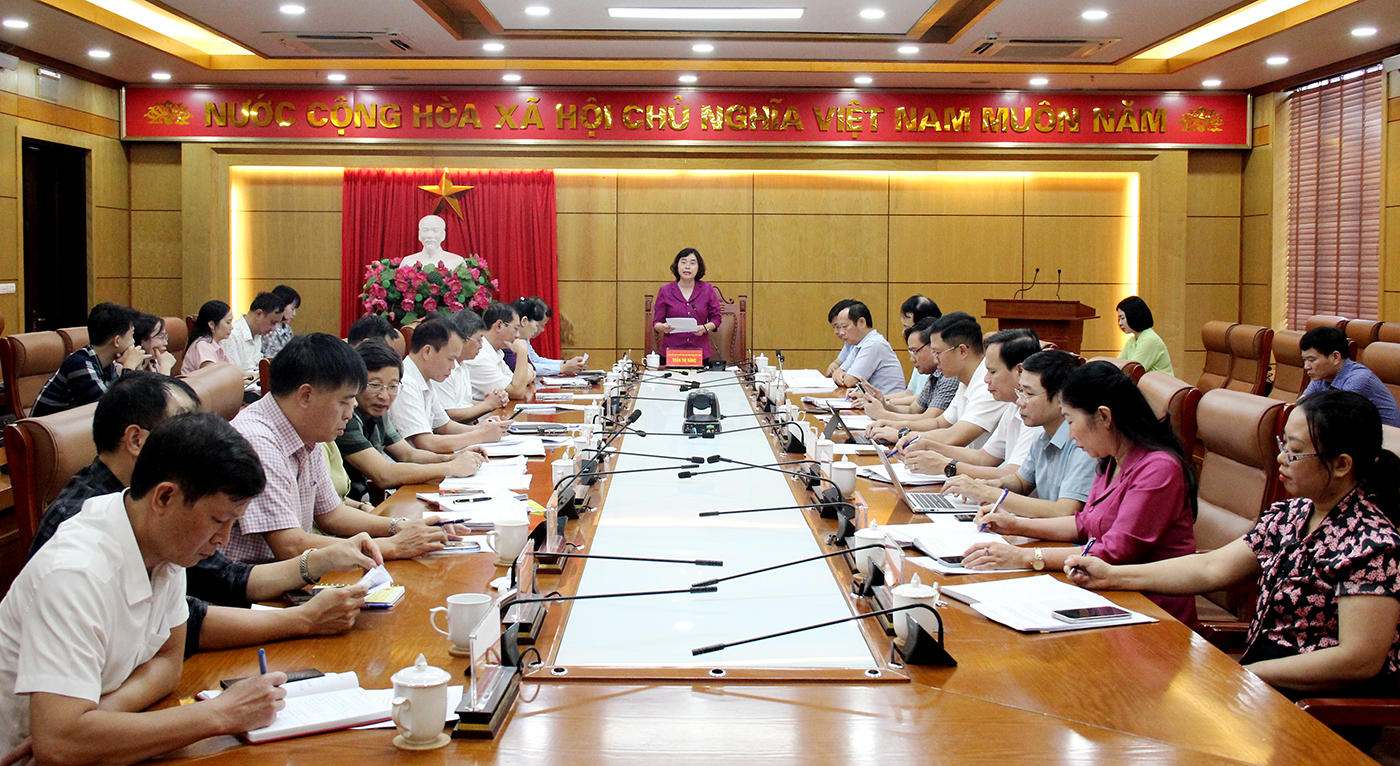 Thống nhất chương trình Kỳ họp thứ 4 (chuyên đề) HĐND tỉnh Bắc Ninh, khóa XIX