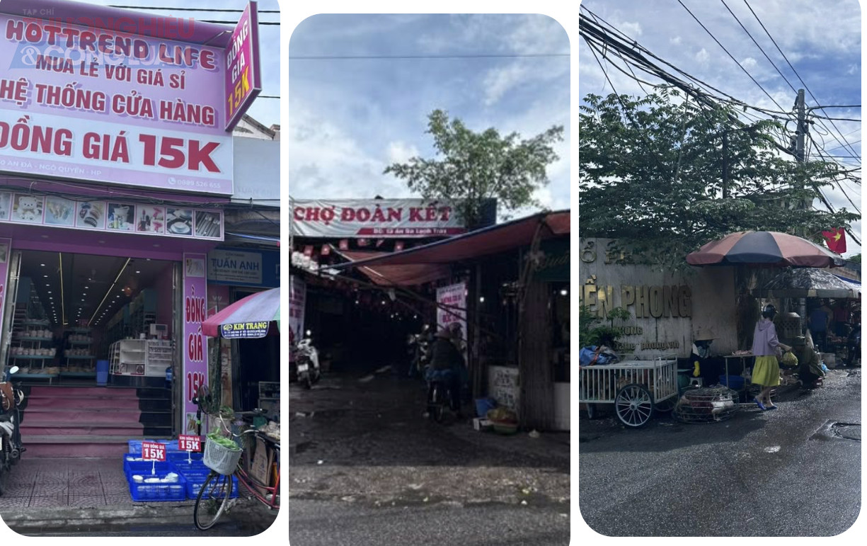 Trên tuýến phố An Đà có chợ Đoàn Kết, Trường Tiểu học Đằng Giang,... Trên tuýến phố An Đà có chợ Đoàn Kết, Trường Tiểu học Đằng Giang,...