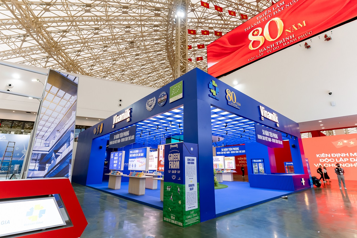 Vinamilk góp mặt tại Triển lãm Thành tựu Đất nước dịp 80 năm Quốc khánh: Tự hào cùng dân tộc vươn mình
