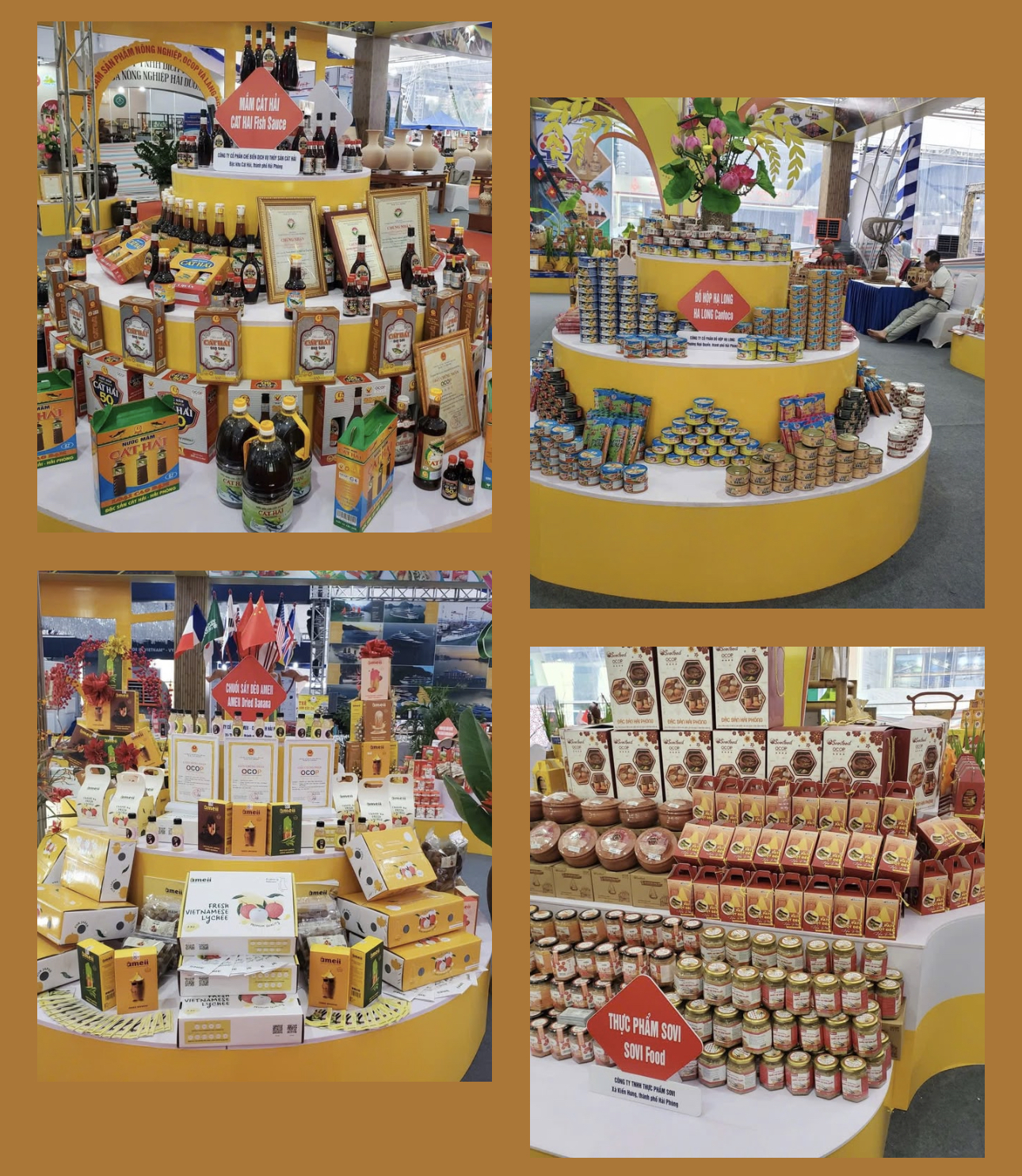 Các sản phẩm OCOP đặc trưng của Hải Phòng tại triển lãm