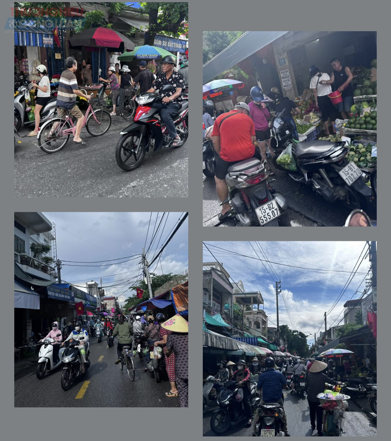 Phố An Đà tại Hải Phòng thường xuyên tắc đường nhất là vào giờ cao điểm Phố An Đà tại Hải Phòng thường xuyên tắc đường nhất là vào giờ cao điểm