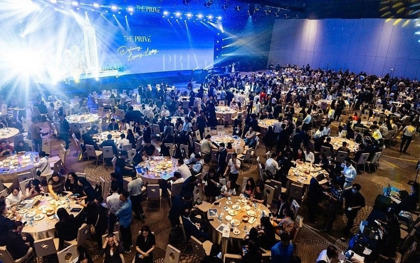 Quang cảnh sự kiện mở bán đợt hai ngày 24/8 (Ảnh: Đất Xanh)